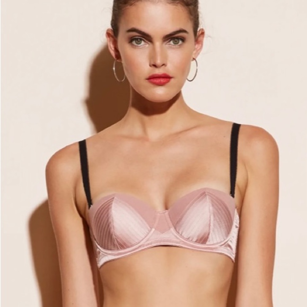 NWOT Fleur du Mal Top Stitch Convertible Bra 34DD